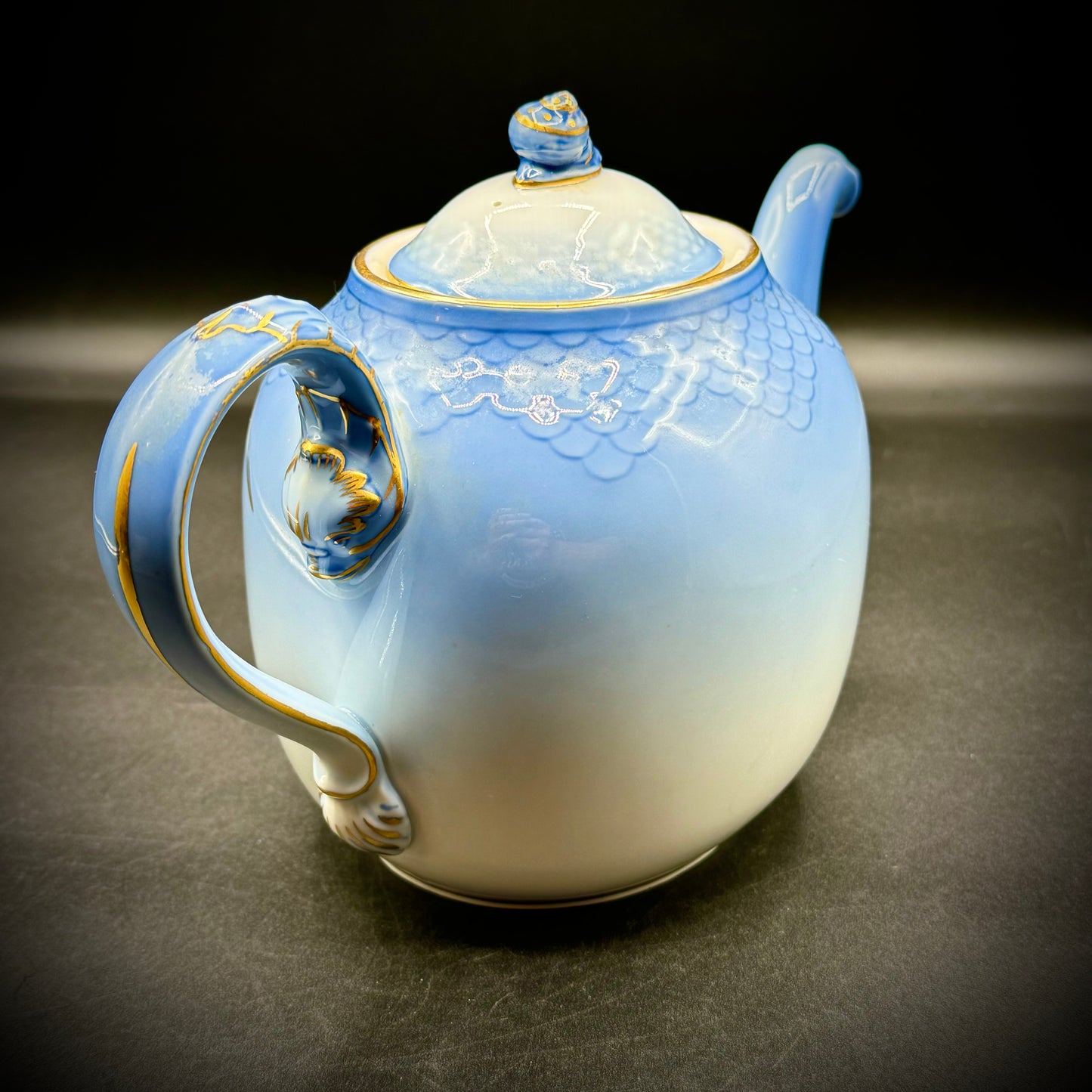 Gorgeous Blue Teapot Made in Denmark