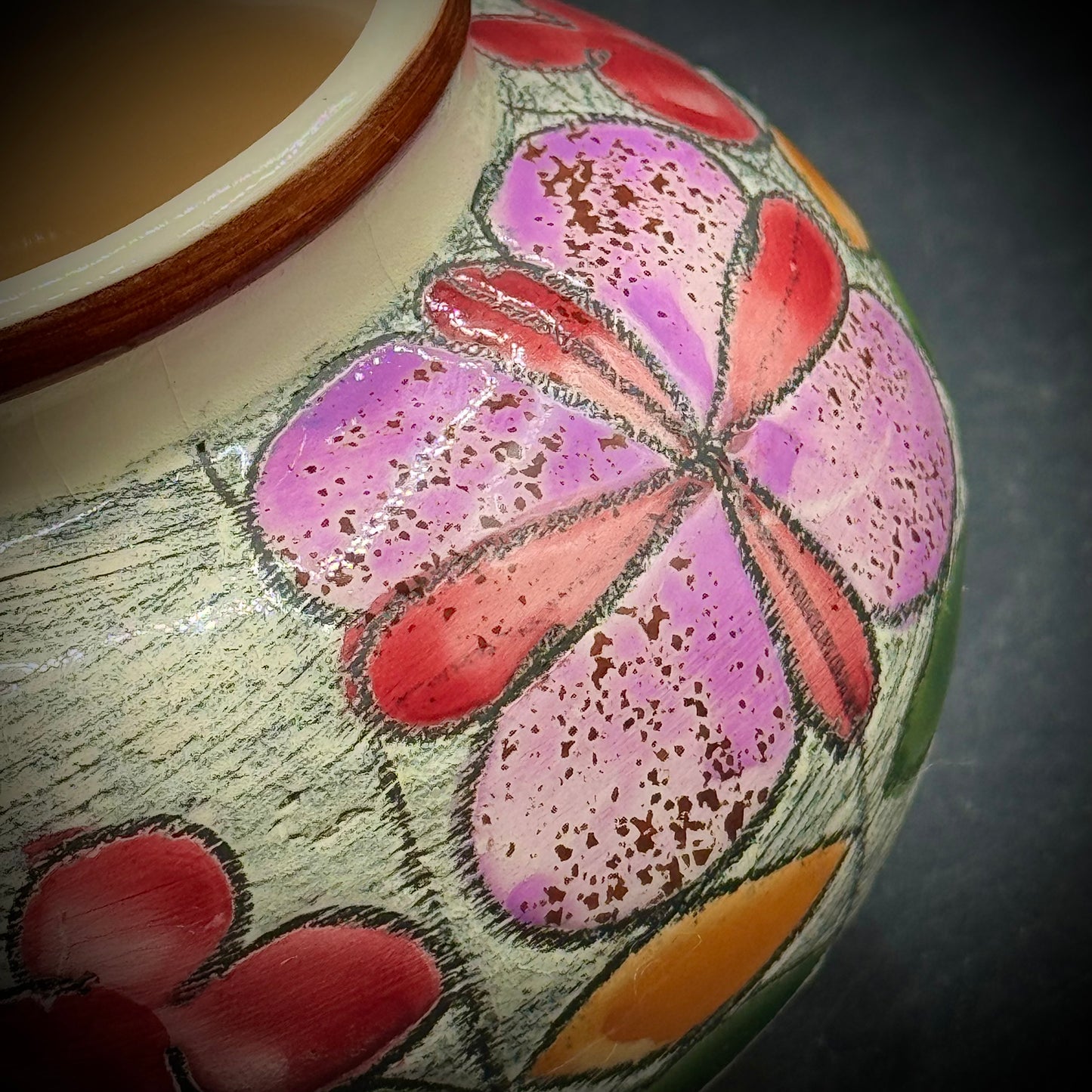 Artist Eduardo Vega Signed Ecuador Ceramic Vase
