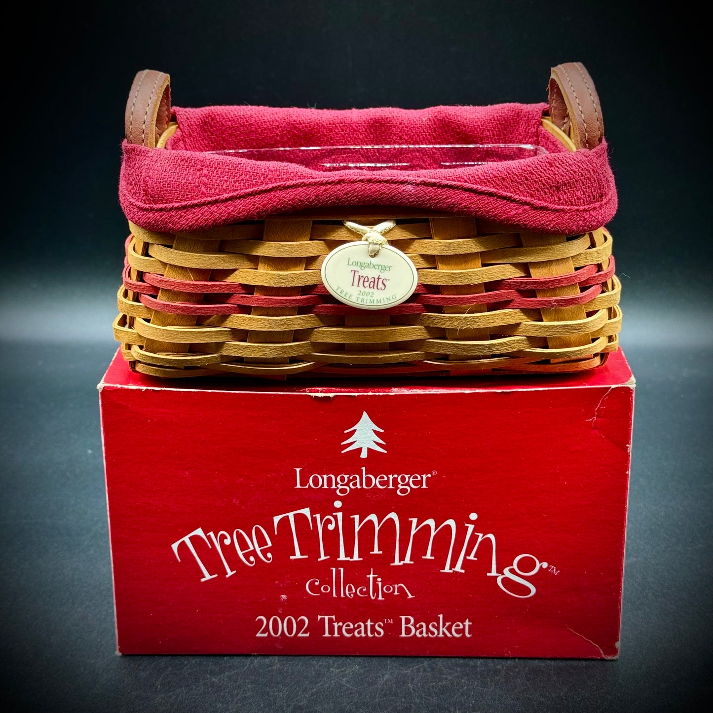 Longaberger Tree Trimmings Collection 2002 "Treats" Basket