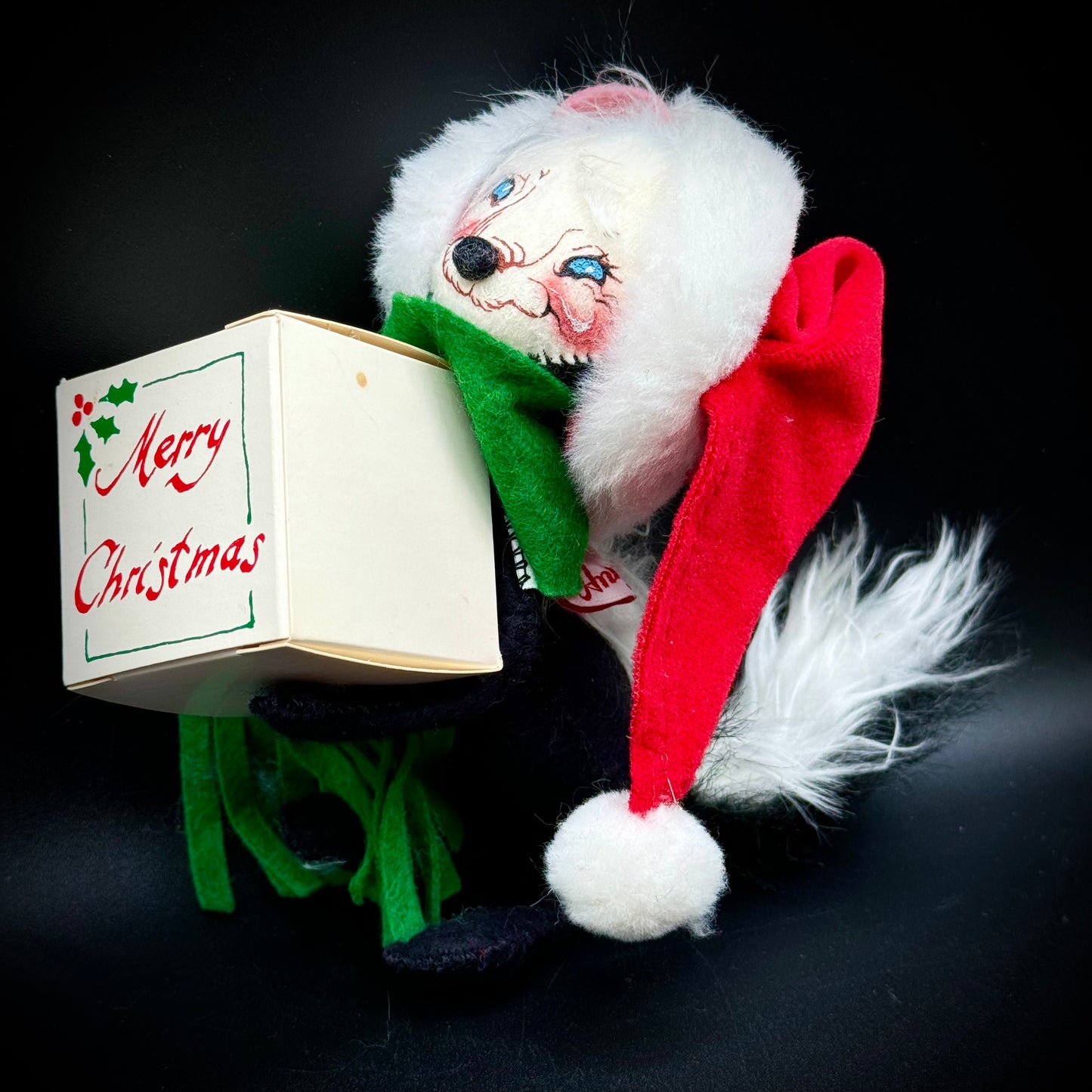 Vintage Annalee Christmas Skunk