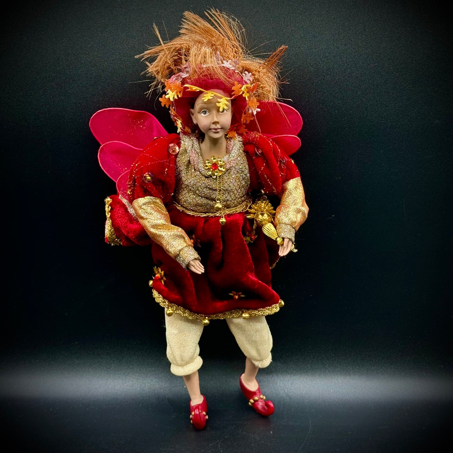 Adorable Red Headed Fairy Doll