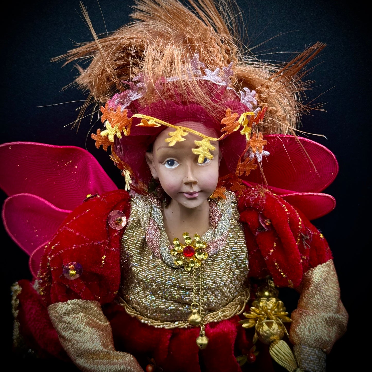 Adorable Red Headed Fairy Doll