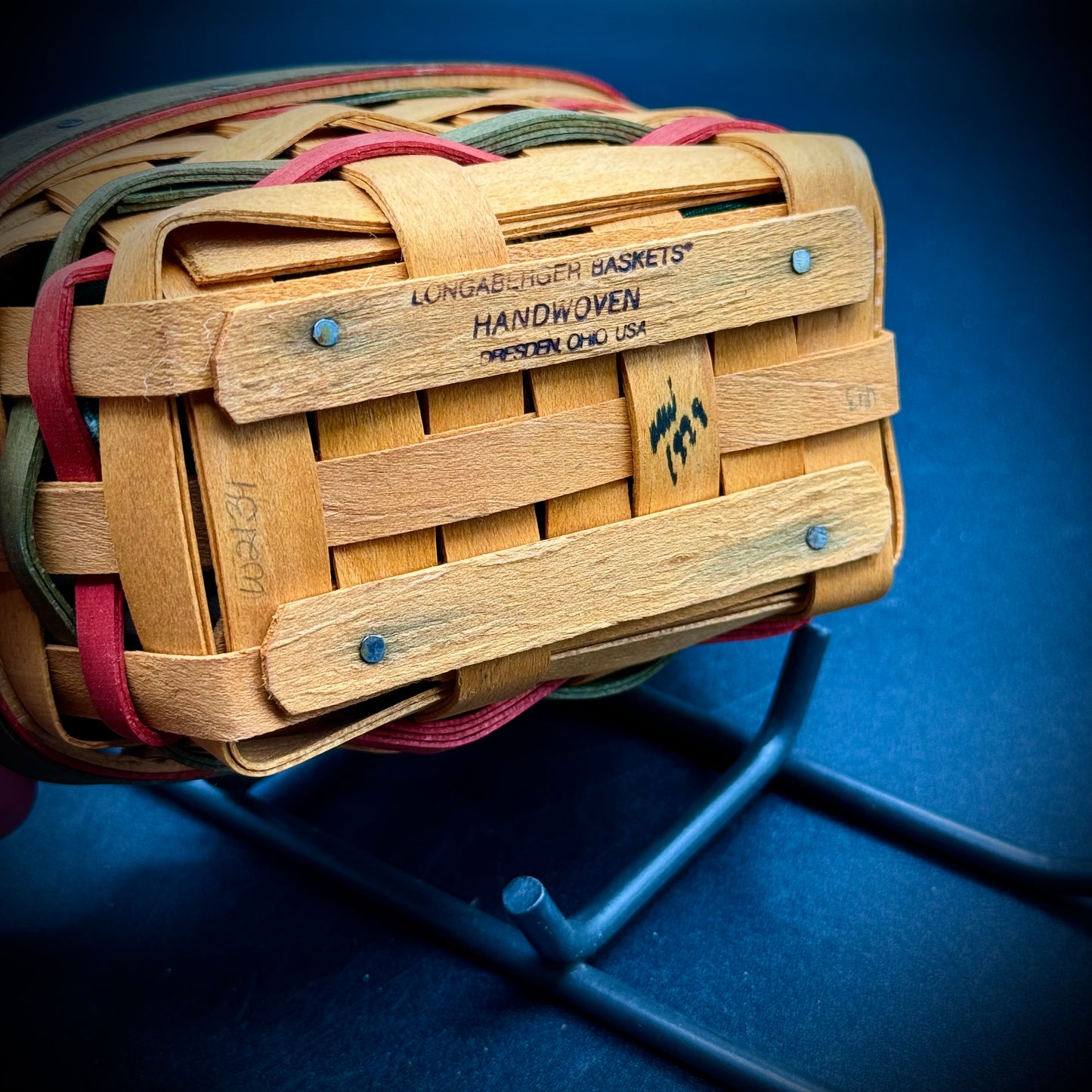 Extremely Rare Set of 3 Longaberger Signed Sleigh Baskets