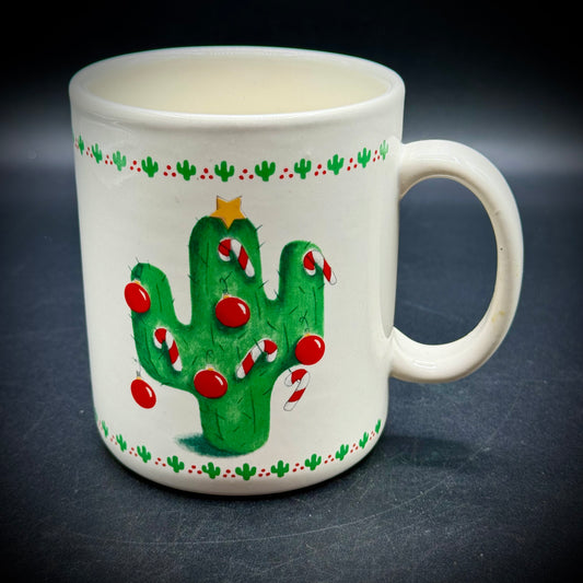 Treasure Craft Holiday Cactus Mug