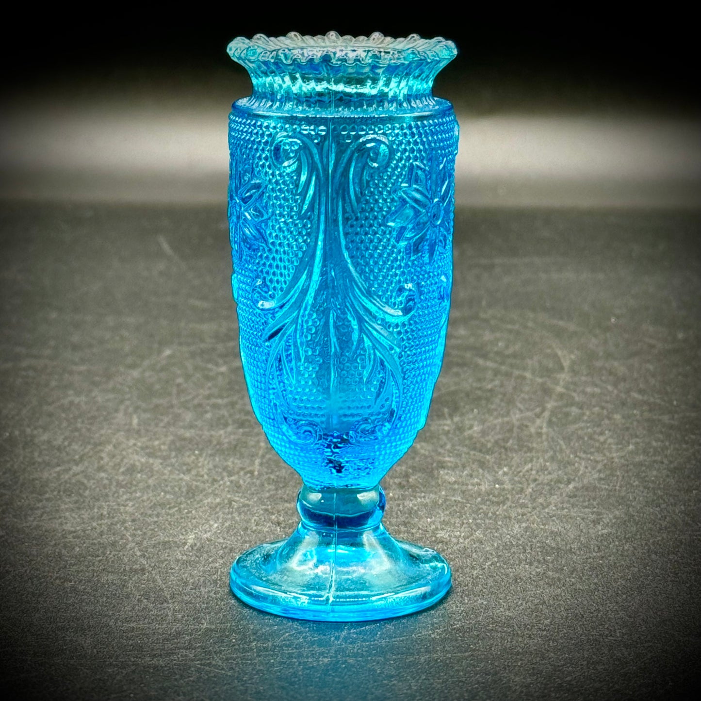 Vintage Blue Tiara Vase