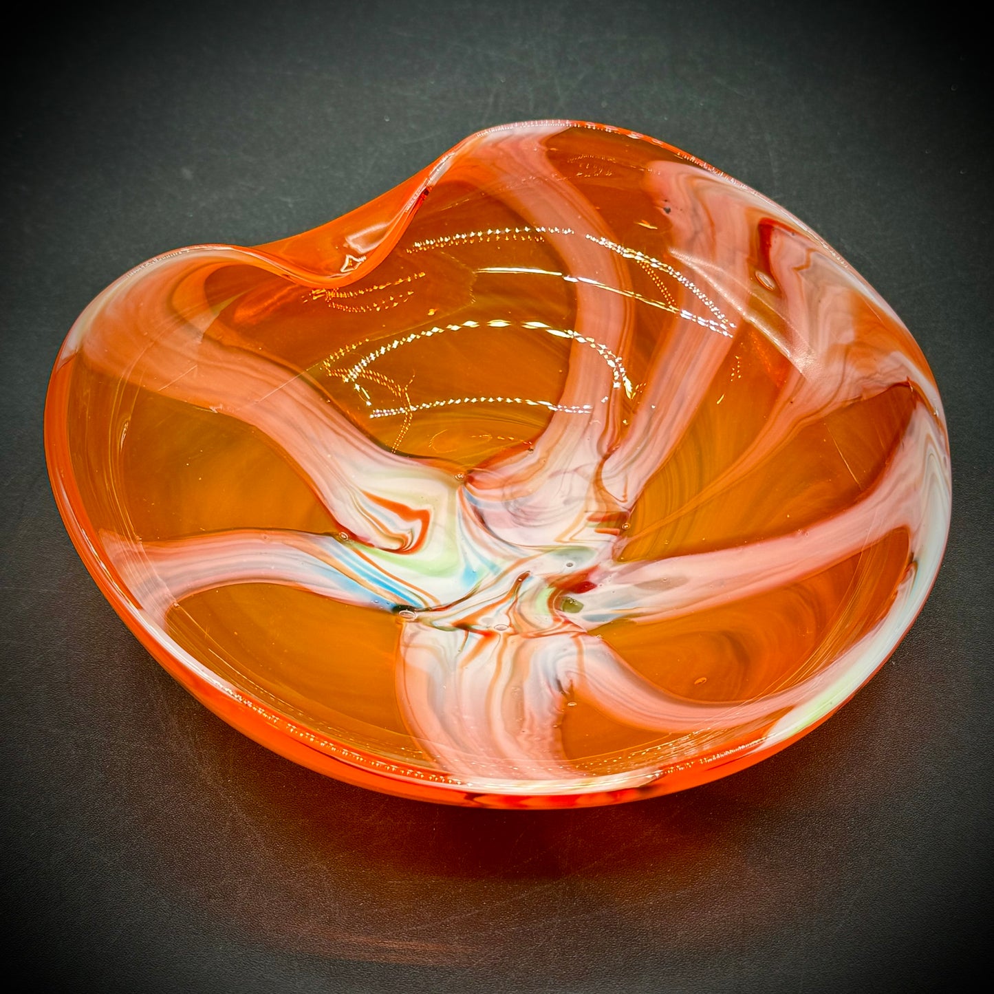 Vintage Kreiss Art Glass Bowl