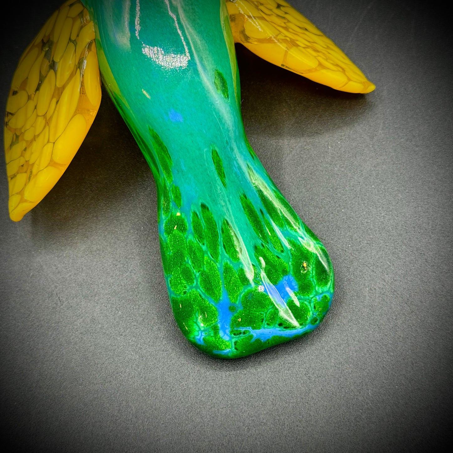 Bromberg Art Glass Studios Glass Bird Artist Terri Bromberg