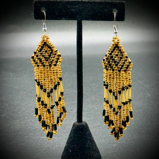 Artisan Made Chandelier Beaded Earrings