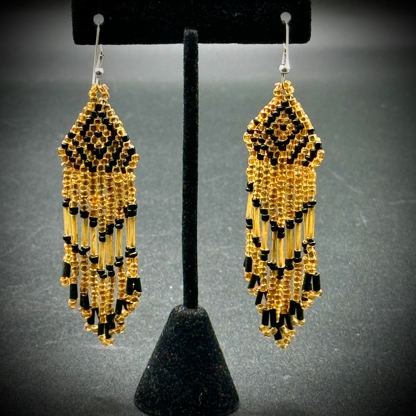 Artisan Made Chandelier Beaded Earrings