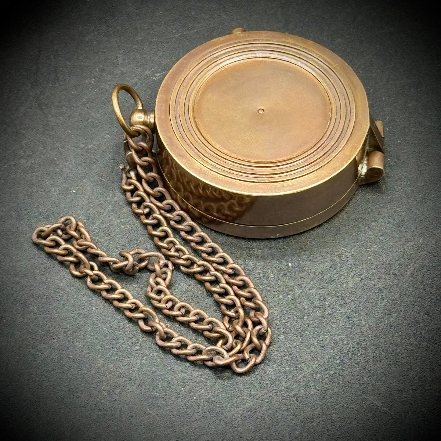 Eagle Motif & Bible Quote Compass with Leather Belt Pouch