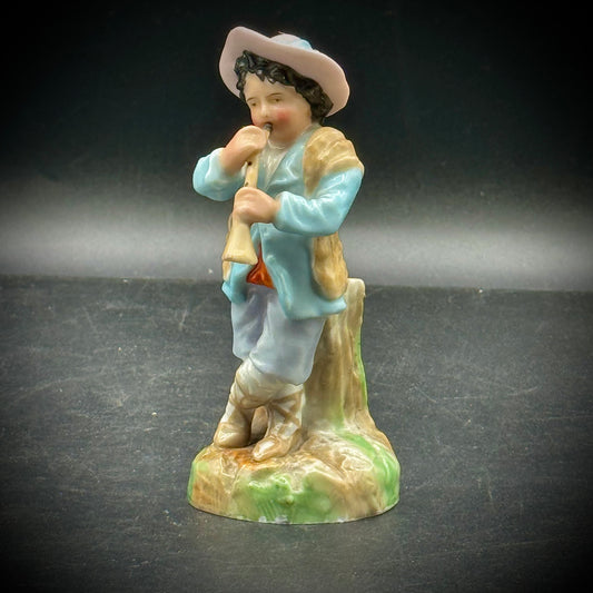 Antique German Ernst Bohne Söhne Porcelain Figurine Vase