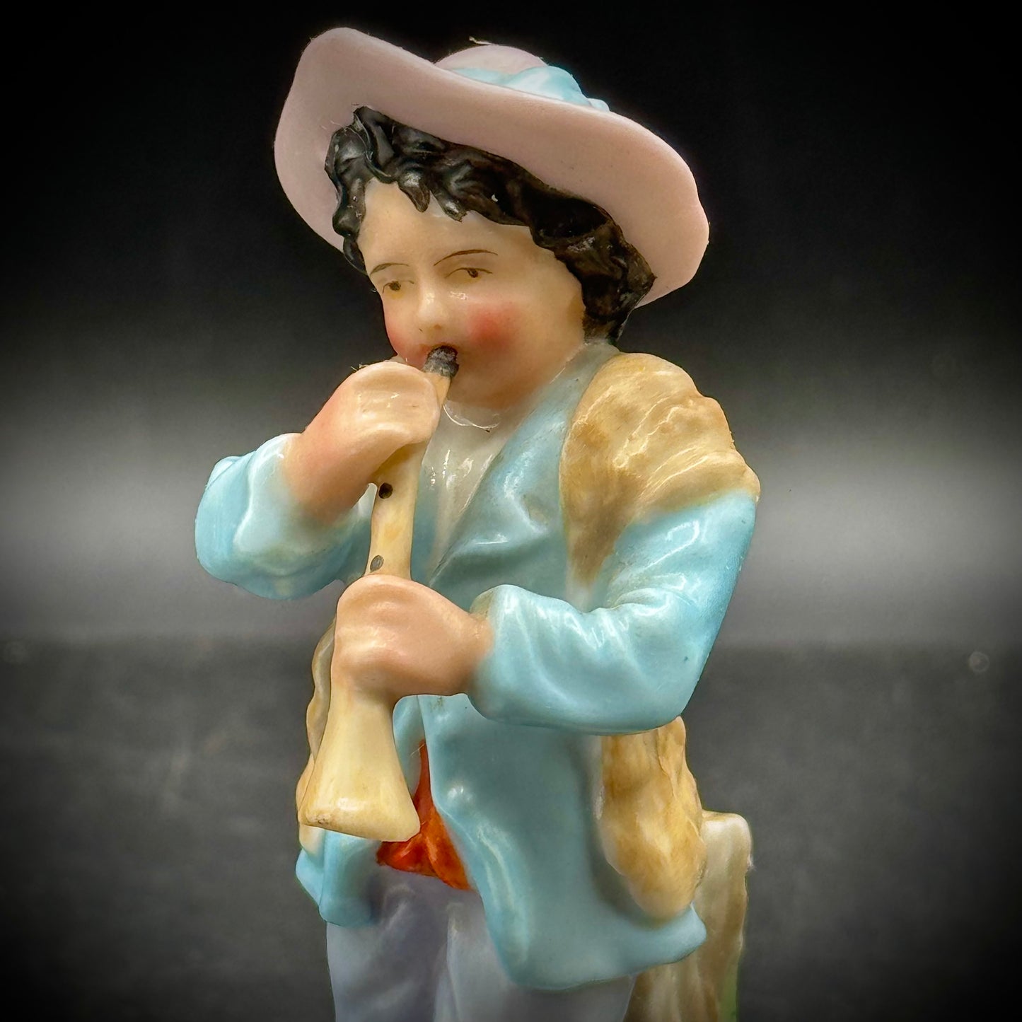 Antique German Ernst Bohne Söhne Porcelain Figurine Vase