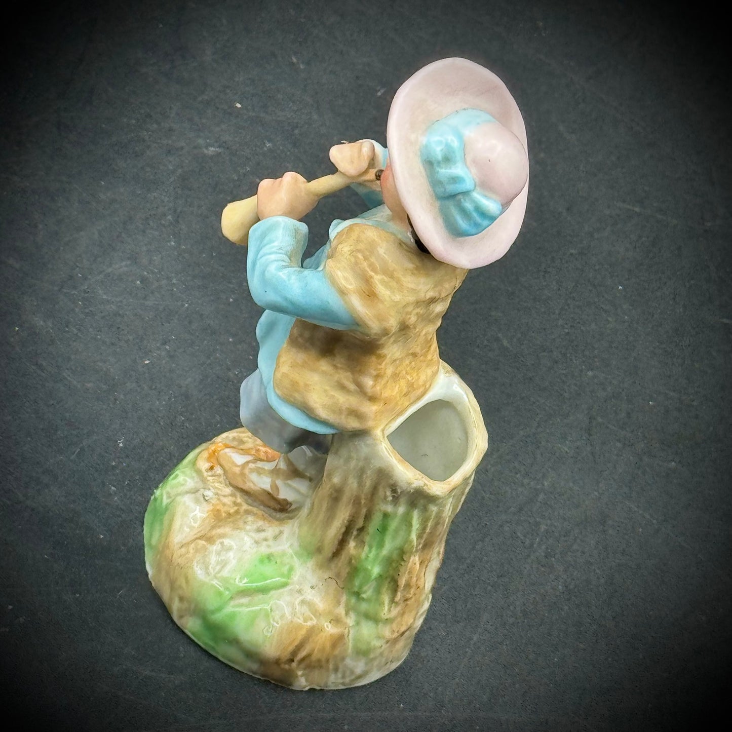 Antique German Ernst Bohne Söhne Porcelain Figurine Vase