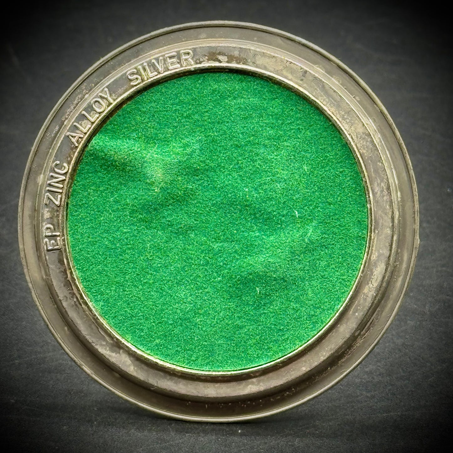 Vintage Zinc Alloy Silver Ballerina Ring Dish