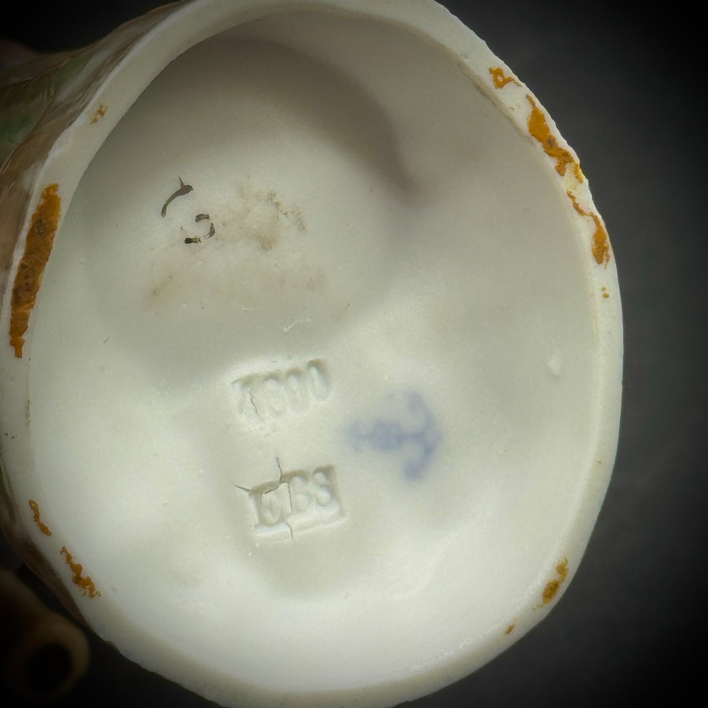 Antique German Ernst Bohne Söhne Porcelain Figurine Vase