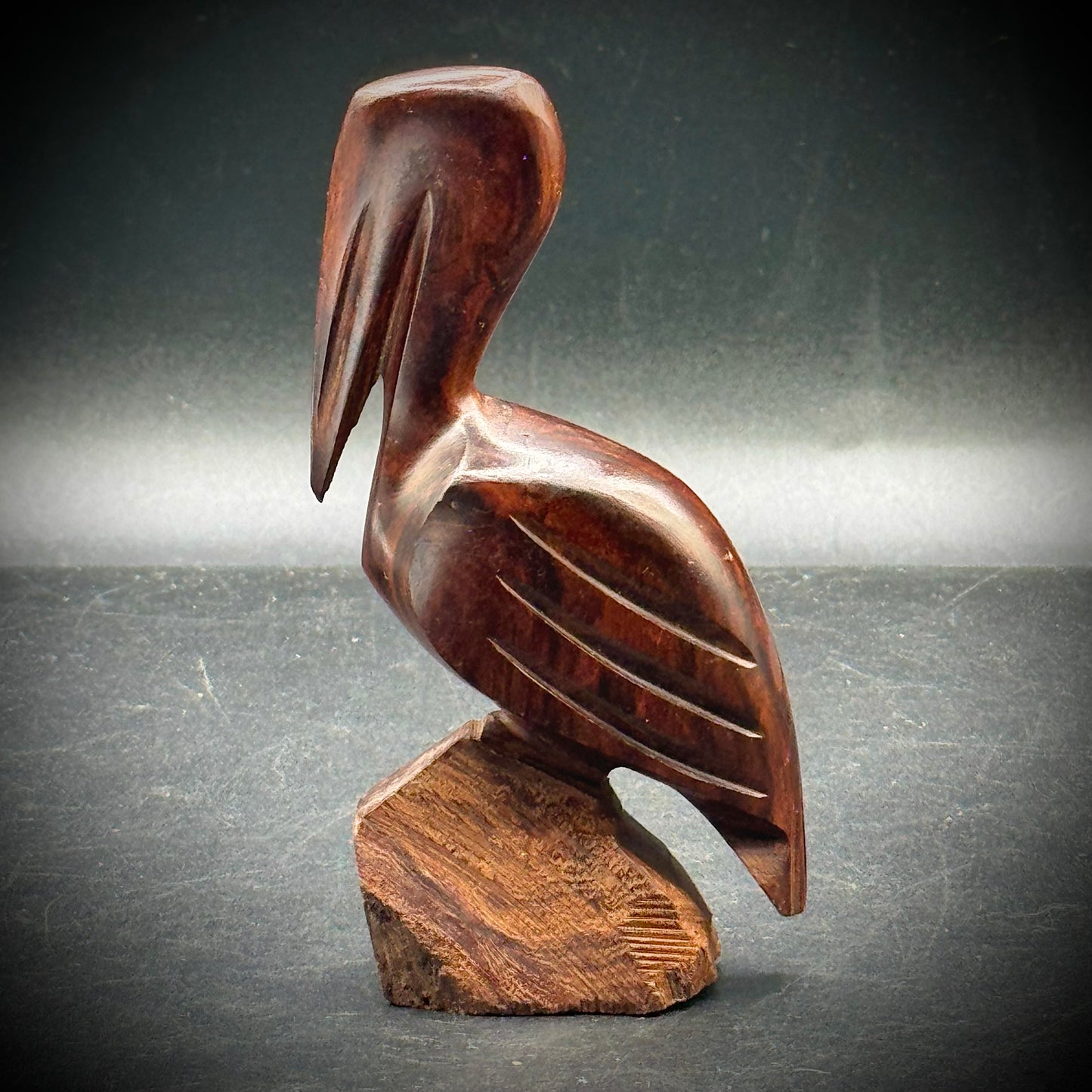 Carved Ironwood Pelican