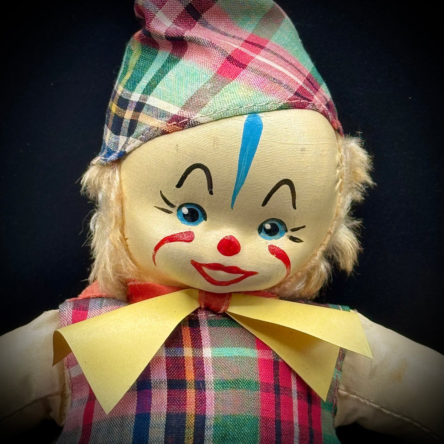 Vintage Kreuger NYC Clown Doll with Meaux Hair