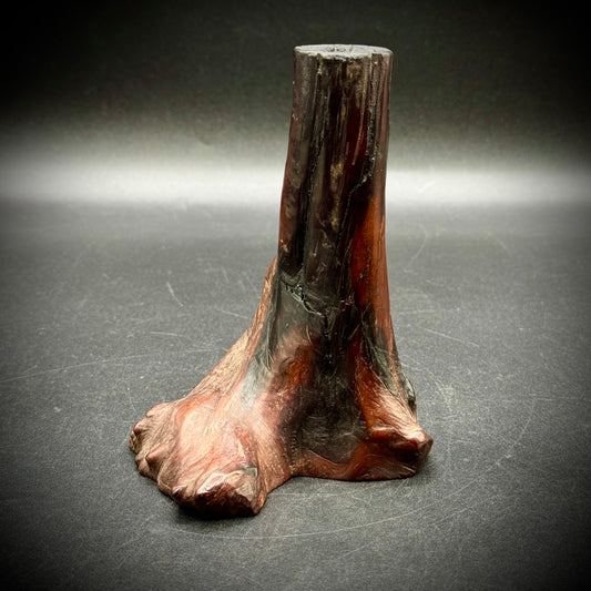 Antique Wood Burl Natural Vase