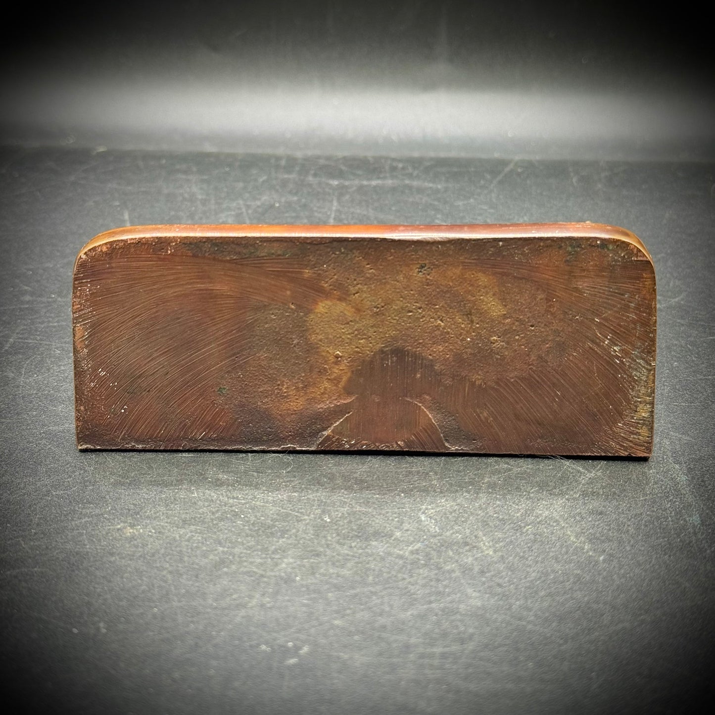 Vintage Copper Finish on Cast Iron Horse Bookend