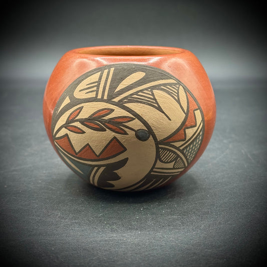 Native American Jemez Tribe Signed Small Pot