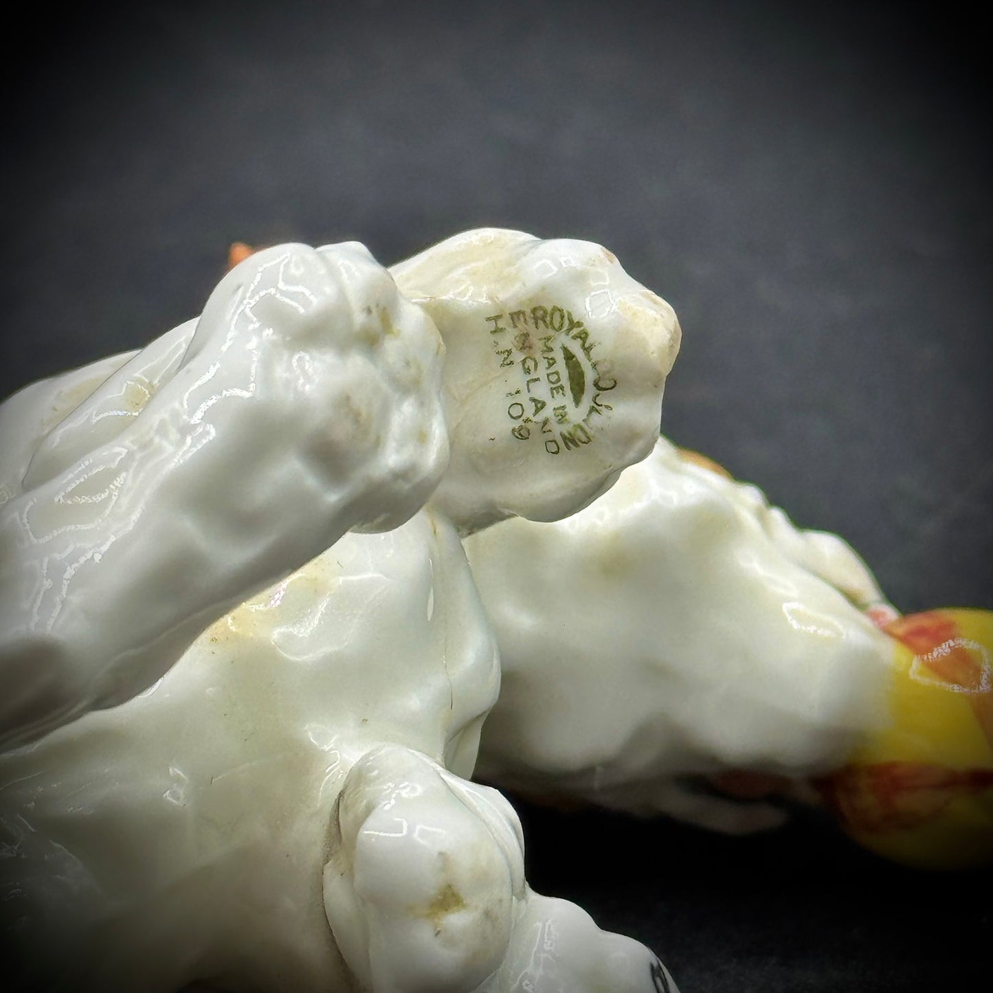 Vintage Royal Daulton "Animals in Motion" Dog with Ball Figurine