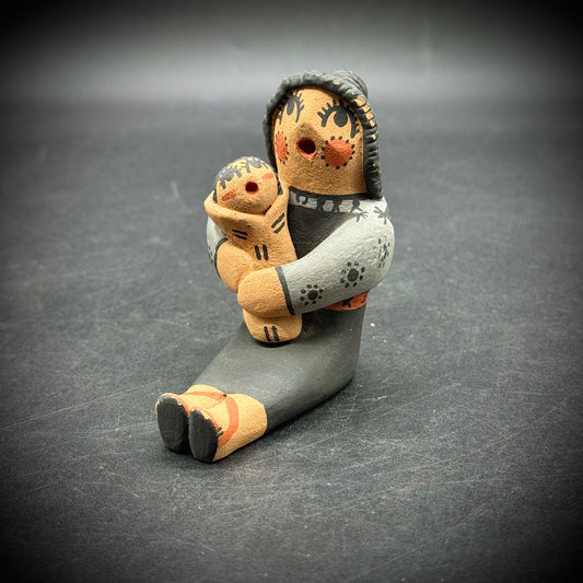 Jemez Pueblo Native American Storyteller Figurine by Noted Artist Clifford K. Fragua