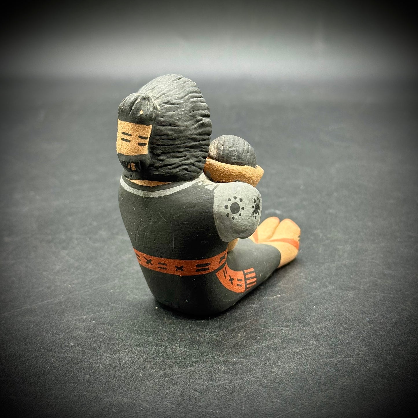 Jemez Pueblo Native American Storyteller Figurine by Noted Artist Clifford K. Fragua