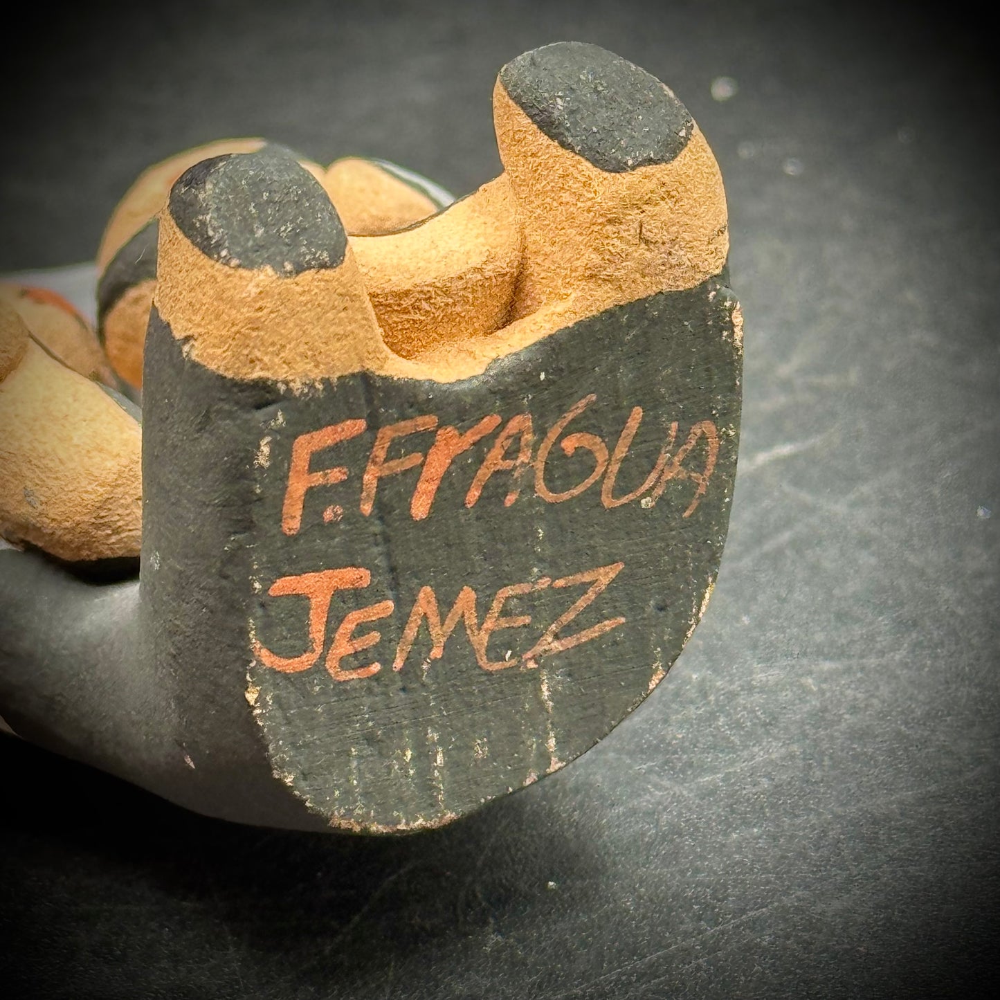 Jemez Pueblo Native American Storyteller Figurine by Noted Artist Felicia Fragua