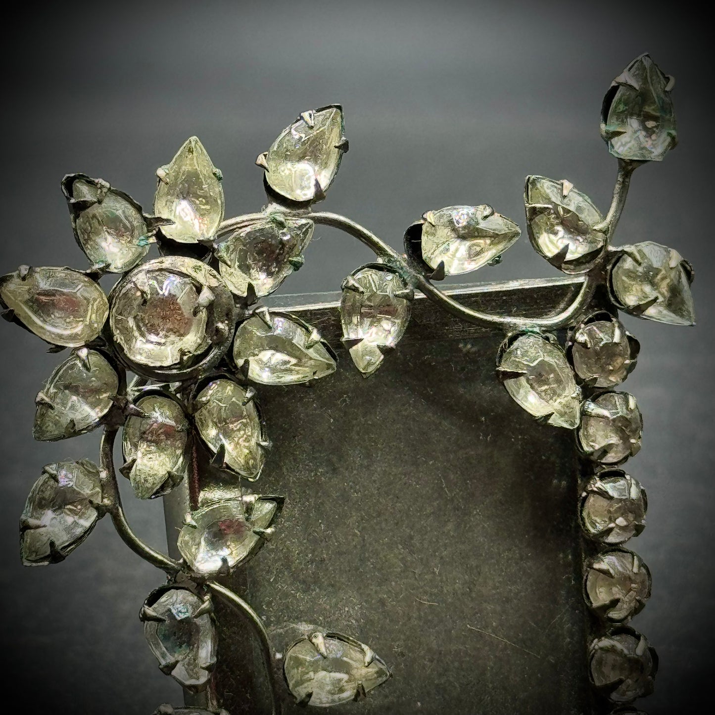 Pair of Rhinestone Accented Photo Frames - Made in India