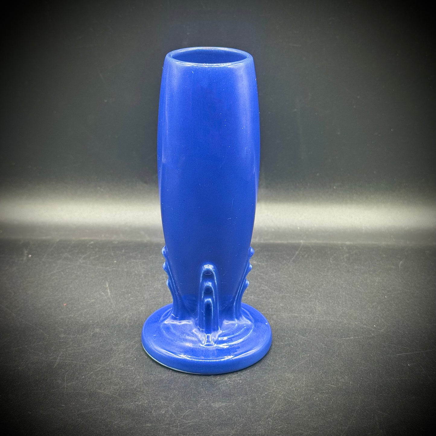 Vintage Retired Fiesta USA Cobalt Blue Bud Vase
