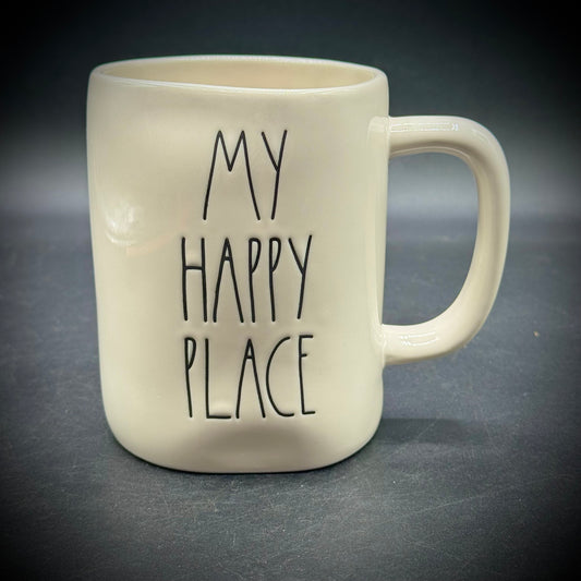New Rae Dunn Mug "My Happy Place"
