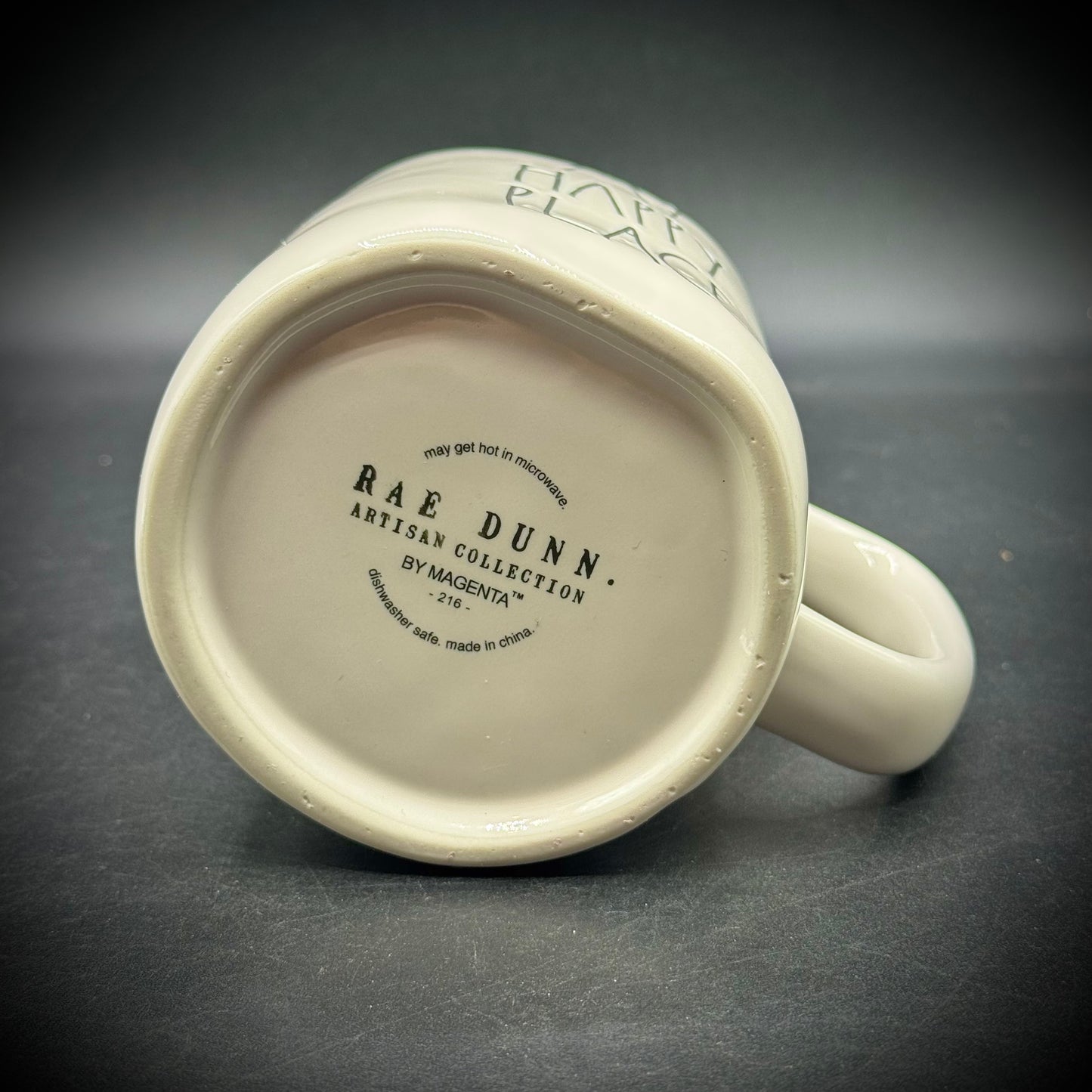 New Rae Dunn Mug "My Happy Place"