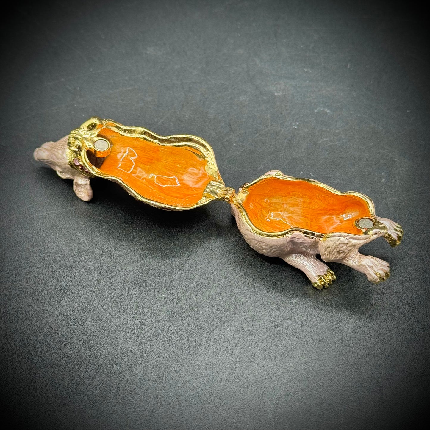 Objet d'Art Year of The Ray Rhinestone & Enamel Trinket Box