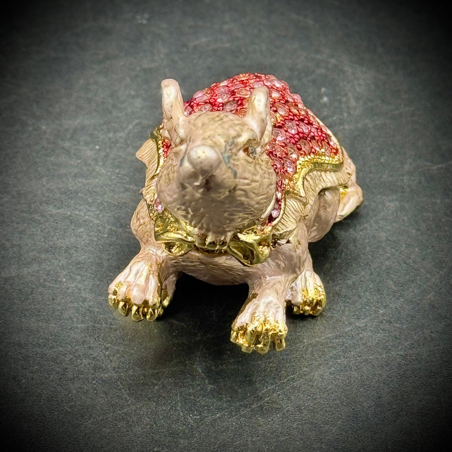 Objet d'Art Year of The Ray Rhinestone & Enamel Trinket Box