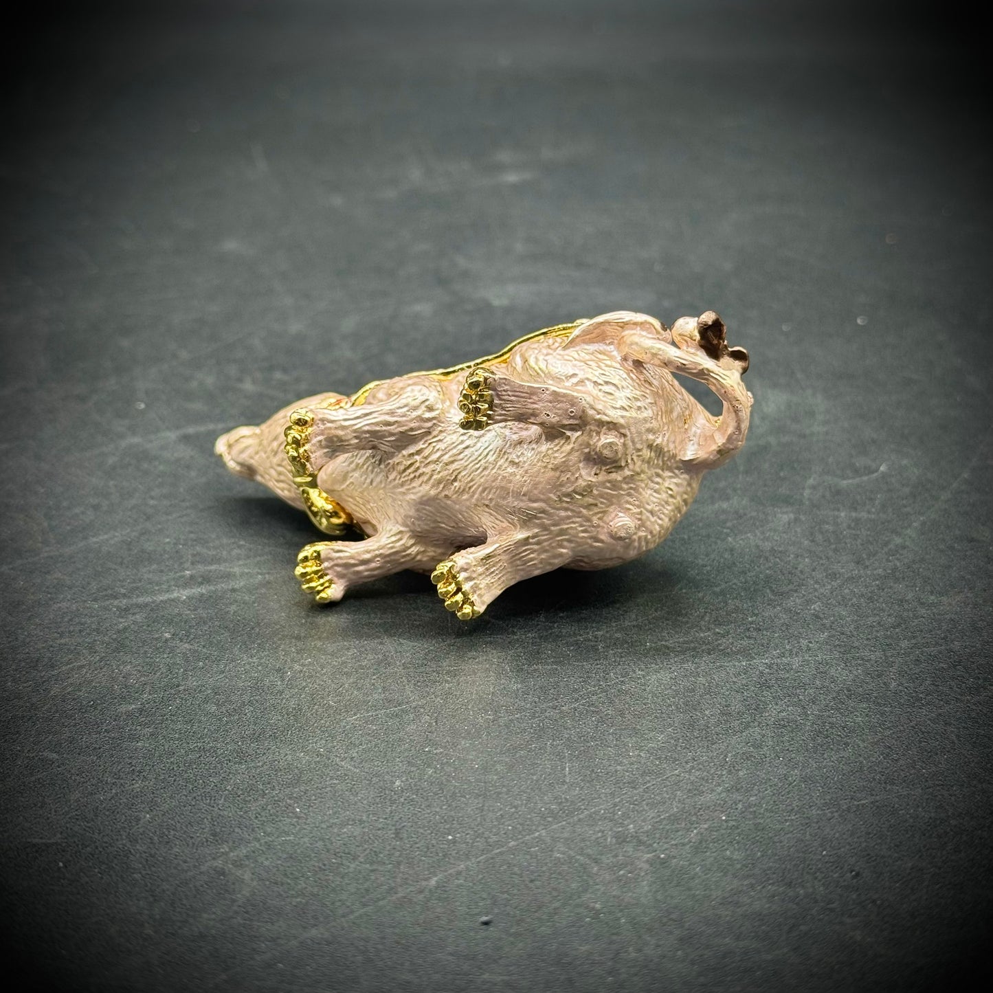 Objet d'Art Year of The Ray Rhinestone & Enamel Trinket Box