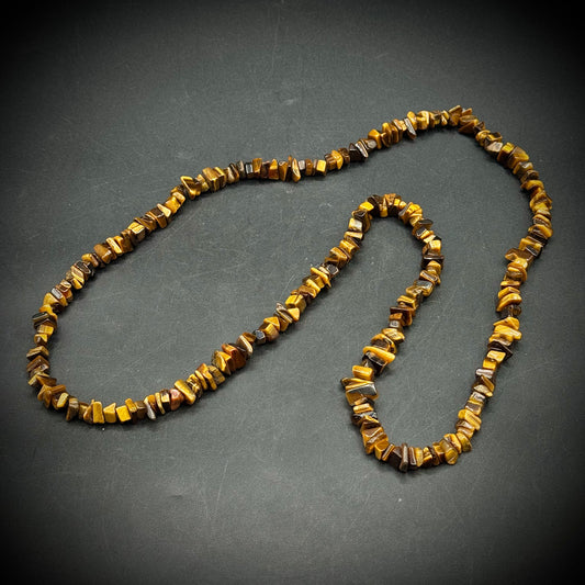 Over The Head Tiger Eye Necklace
