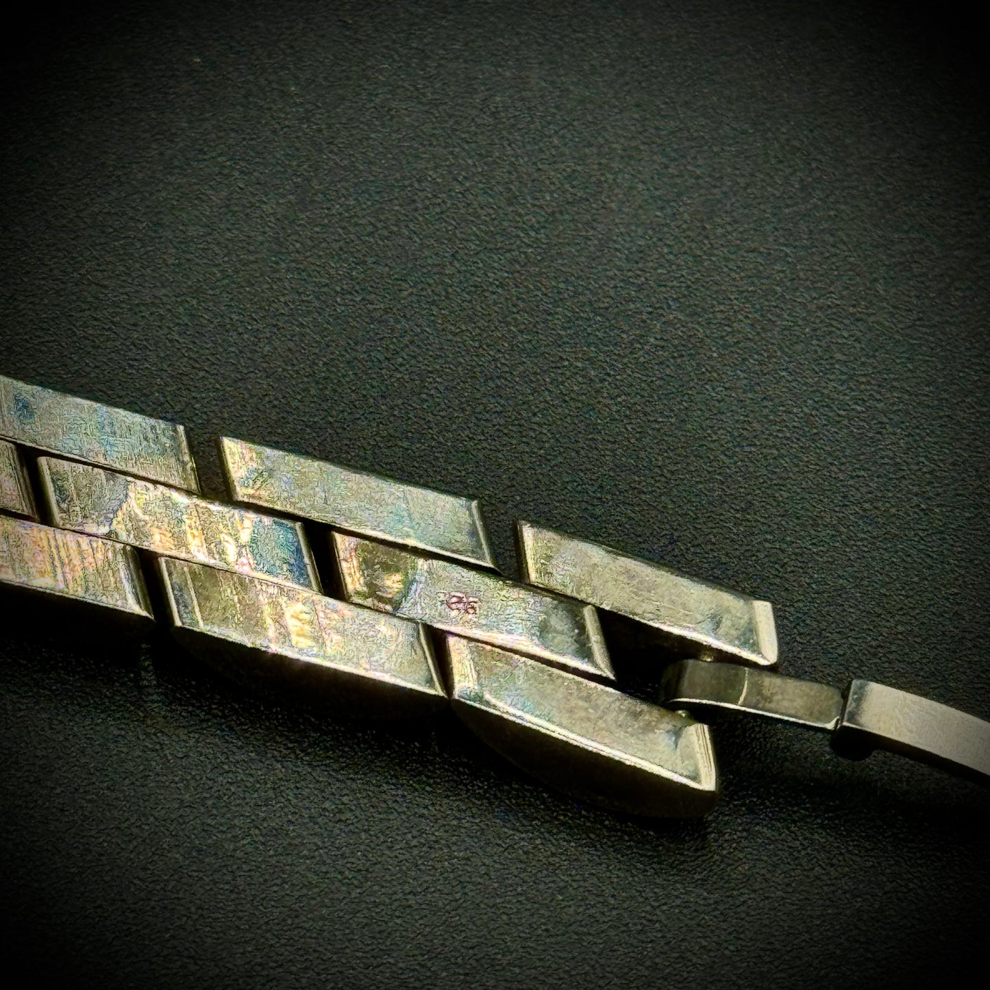 Heavy Solid Sterling Silver Link Bracelet