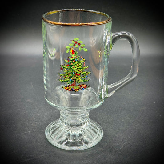 Spode Christmas Tree Glass Mug