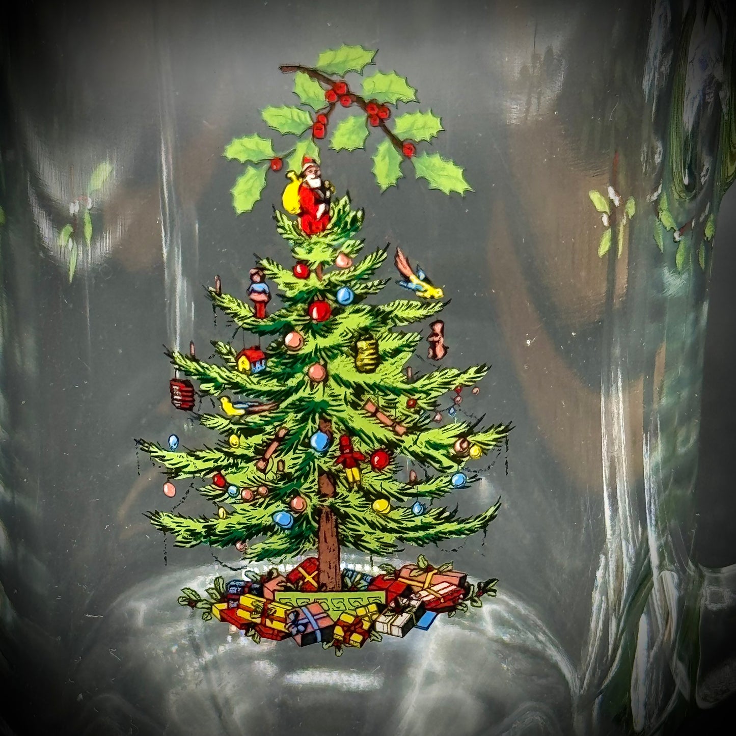 Spode Christmas Tree Glass Mug