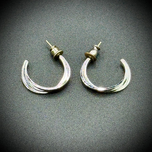 Sterling Silver Open Loop Earrings