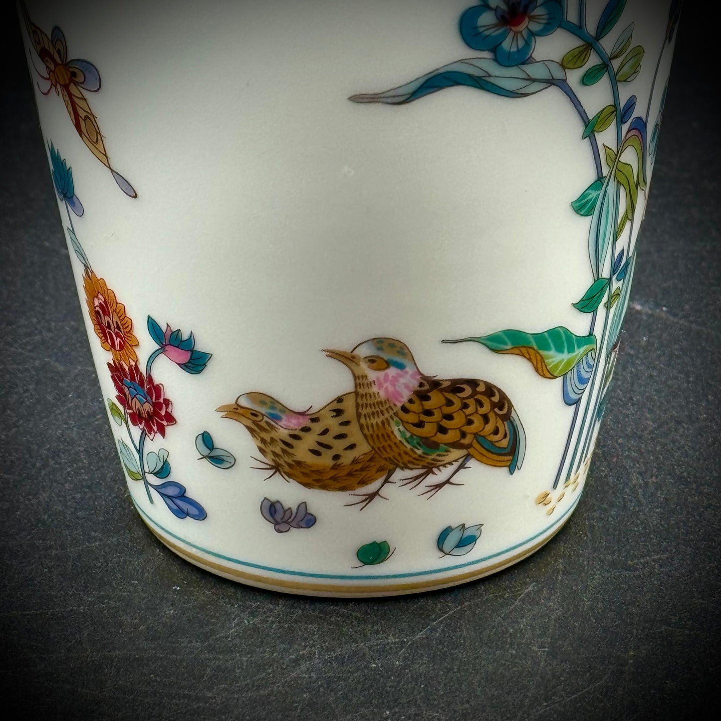 Haviland Limoges Golden Quail Vase France