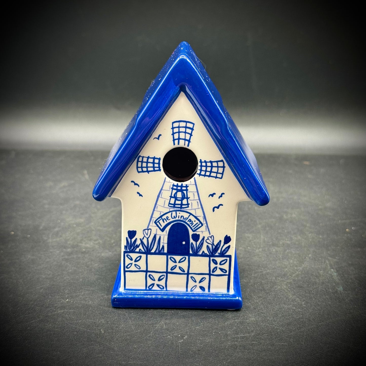 Vintage Royal Doulton Small Windmill Birdhouse