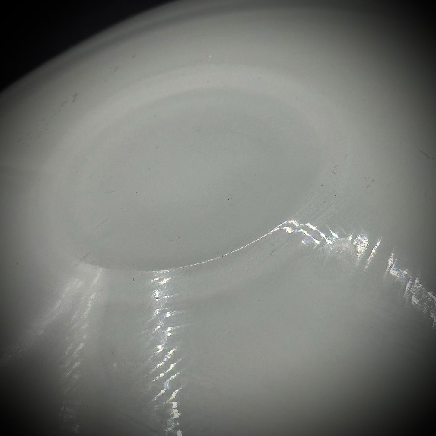 Hand Blown Murano Glass Bowl with Gold Fleck & Swirl Design