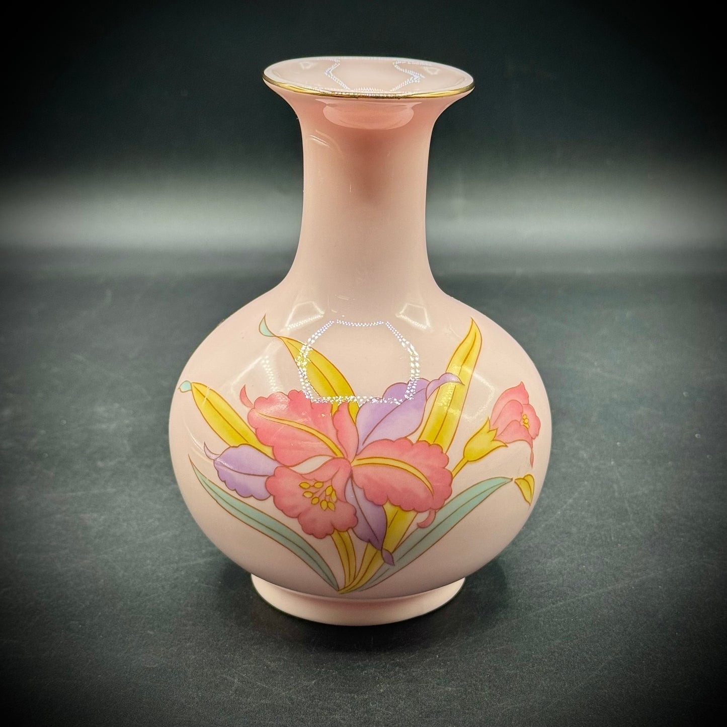 Vintage Shaddy Mino China of Japan Floral Vase