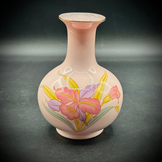 Vintage Shaddy Mino China of Japan Floral Vase