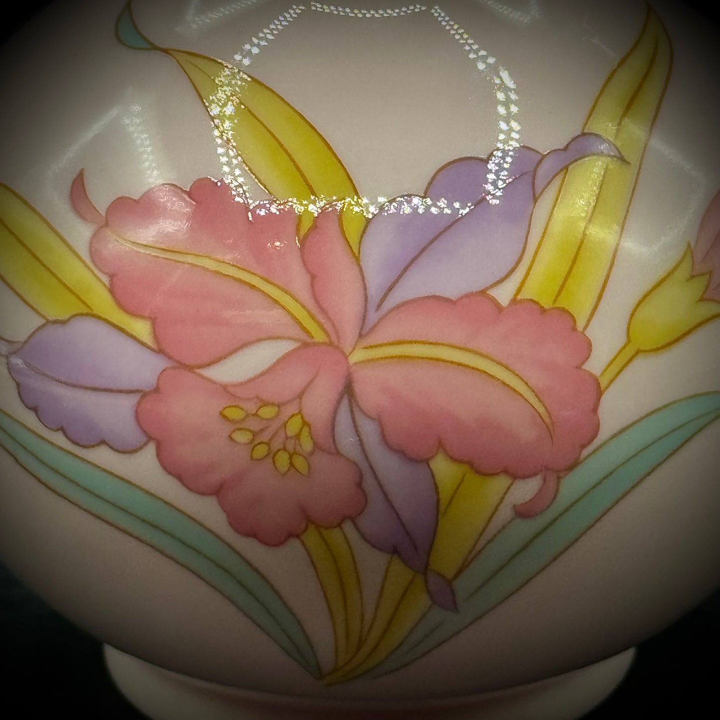 Vintage Shaddy Mino China of Japan Floral Vase