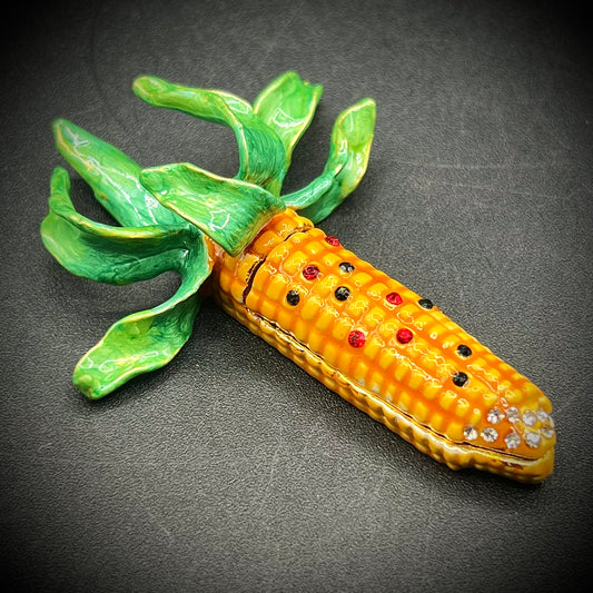 Objet d'Art by Work of Art "Corn" Trinket Box