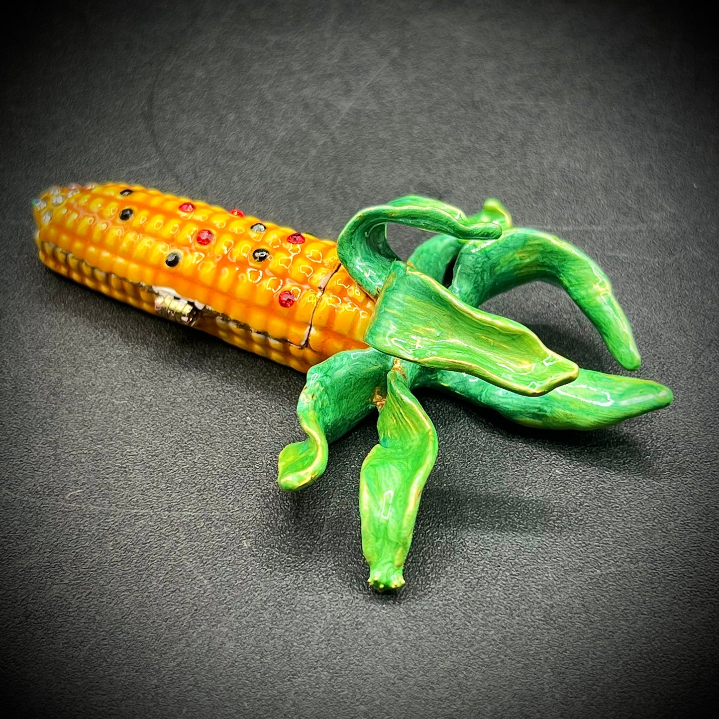 Objet d'Art by Work of Art "Corn" Trinket Box