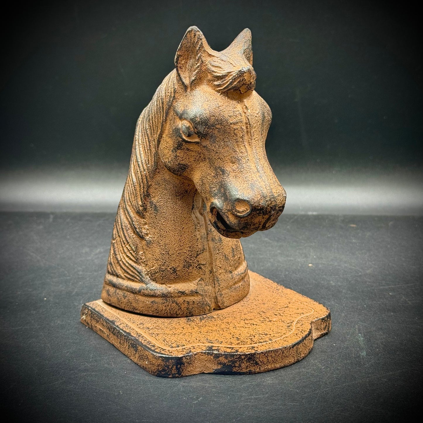Cast Iron Horse Single Bookend