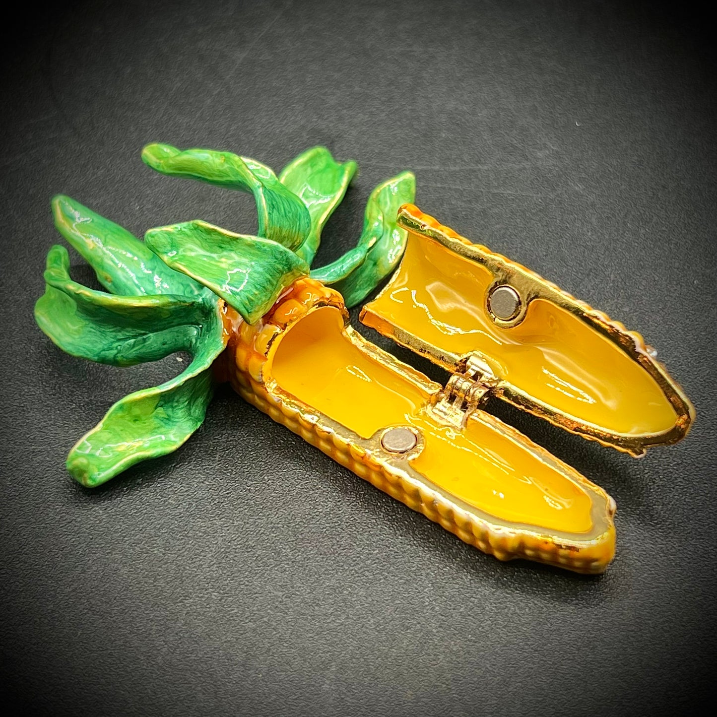 Objet d'Art by Work of Art "Corn" Trinket Box